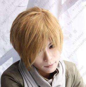 Death Note Light Yagami Short Cosplay Wigs Heat Resistant Party hair 
