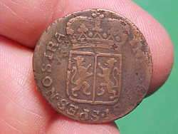 1789 NEW YORK PENNY DUTCH DUIT VOC COLONIAL COIN  