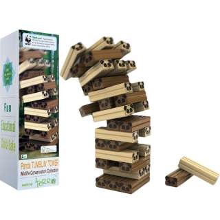 WWF Panda Tumblin Tower from FSC Certified Wood 886511003071  