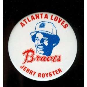   Atlanta Braves Player Pinback Stadium Button