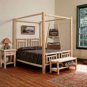  Adirondack Quilt Canopy Bed (King)   Low Price Guarantee 