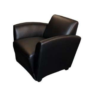  Santa Cruz Leather Mobile Lounge Chair Color: Almond 