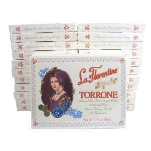 Soft Almond Torrone Assorted Flavors Box by La Florentine (Case of 24 