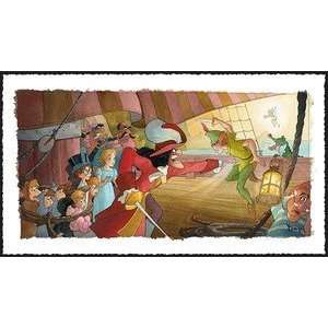   & Captain Cook Disney Fine Art Giclee by Toby Bluth
