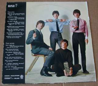 Very rare Beatles Rubber Soul Mono 1st Italian pressing with black 