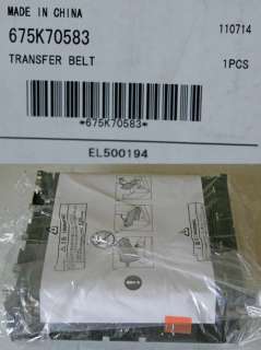 XEROX GENUINE TRANSFER BELT P/N 675K70583 PHASER 6280 NEW!  