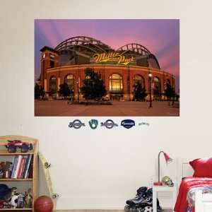 Miller Park Milwaukee Brewers Fathead Mural NIB