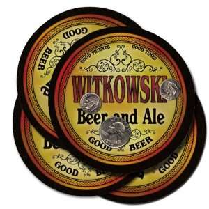  WITKOWSKI Family Name Beer & Ale Coasters: Everything Else