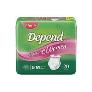  Depend Underwear For Women Extra Abs Sm/Md 34 46 Health 