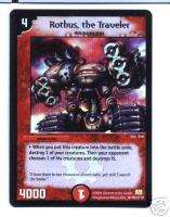 DUEL MASTERS HOLO ROTHUS THE TRAVELER CARD  