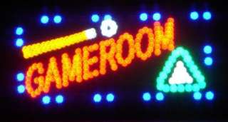 19x10 Game Room Motion LED Sign Lights Recreation Dorm  