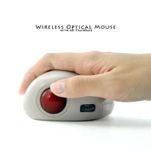  Wireless Optical Mouse with 4d Trackball