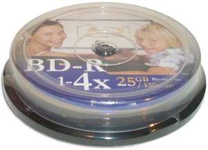 50 Pak 25GB Optodisc 4X MATTE SILVER BLU RAY BD Rs  