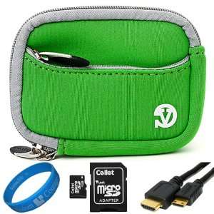  Green Neoprene Sleeve Protective Camera Pouch Carrying 