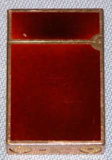 ST DUPONT LIGHTER in BOX RED LACQUER ENAMEL WORKING  