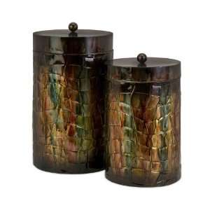   Decorative Storage Container Accent   Set of 2 Arts, Crafts & Sewing