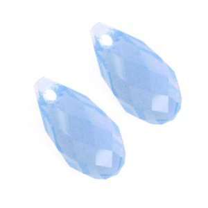 Swarovski 6010 Drop Beads 11x5.5mm Air Blue Opal (2) Arts 