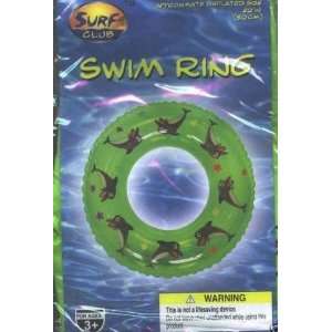 Surf Club Swim Ring, Dolphin Green, Age: 3+