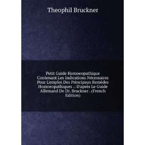   Allemand De Dr. Bruckner . (French Edition) Theophil Bruckner Books