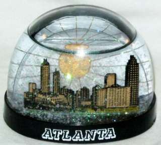 VINTAGE Snow Dome Globe Atlanta Georgia Golden City  