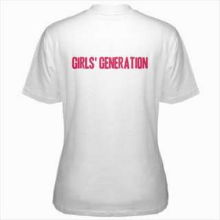 SNSD Girls Generation T Shirt New White Tee Size S,M,L,XL  