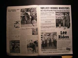 RARE 1956 RODEO SPORTS NEWS Annual  
