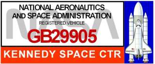 Kennedy Space Center Window Cling Parking Decal  