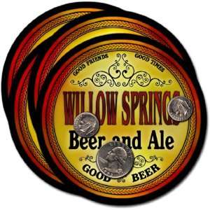 Willow Springs, MO Beer & Ale Coasters   4pk
