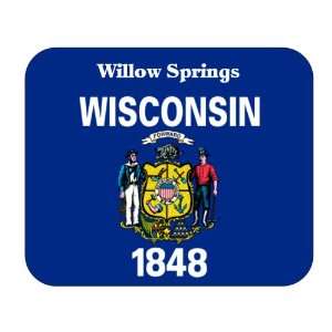  US State Flag   Willow Springs, Wisconsin (WI) Mouse Pad 