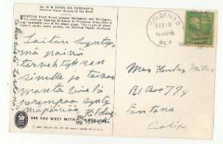 Chuckanut Drive Wash. used postcard Union Oil #36 1940  