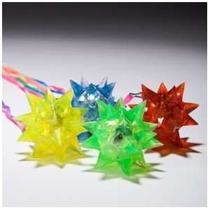  6 Flashing Star Necklaces. Toys & Games