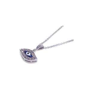  Nickel Free Silver Necklaces Evil Eye Cz Necklace Jewelry