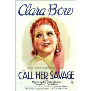  Call Her Savage Poster Movie 27x40