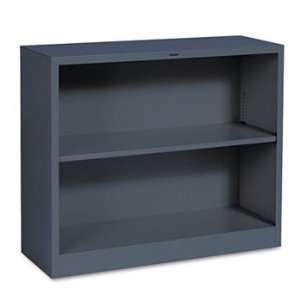  New   Metal Bookcase, 2 Shelves, 34 1/2w x 12 5/8d x 29h 