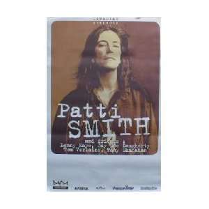   Posters Patti Smith   French Tour Poster   112x77cm