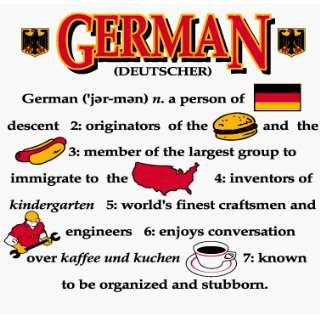  Germany   Nationality Definition Sweatshirt (Large): Patio 