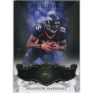   Exquisite Collection #32 Brandon Marshall /75 Sports Collectibles