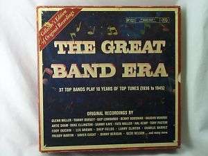 THE GREAT BAND ERA 1936 1945 LP 33 RPM RECORD SET OF 10  