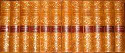 SIR WALTER SCOTTs WAVERLY NOVELS LEATHER LIBRARY SET  