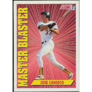  1991 Score #690 Jose Canseco