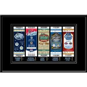  2012 NHL Winter Classic Tickets to History Framed Print 
