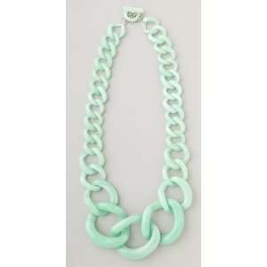  Adia Kibur Resin Chain Link Necklace Jewelry
