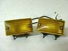 Mercedes 107 Pair Amber bumper Blinkers light assembly 280SL 380SL 