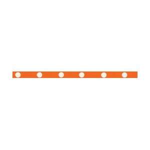   Ribbon 3/8 Wide 9 Feet Orange/White 16 5577 17; 3 Items/Order Home