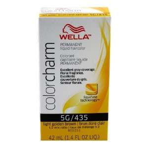   Wella Color Charm Liquid #435/5g Light Golden Brown Haircolor Beauty