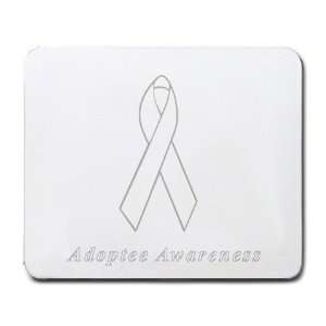  Adoptee Awareness Ribbon Mouse Pad: Office Products