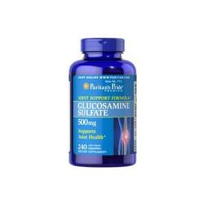  Glucosamine Sulfate 500 mg 500 mg 240 Capsules: Health 
