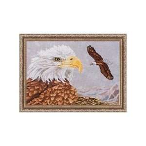  Bald Eagle Counted Cross Stitch Kit: Arts, Crafts & Sewing