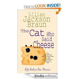   Cat Who Said Cheese (Jim Qwilleran Feline Whodunnit) [Kindle Edition