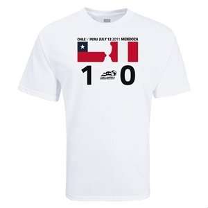  365 Inc Copa America 2011 Chile 1 0 Result T Shirt: Sports 